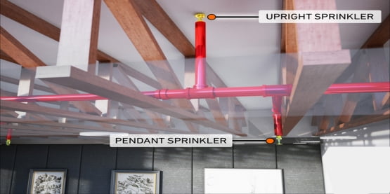 Có cần thiết lắp đặt sprinkler trên trần giả?